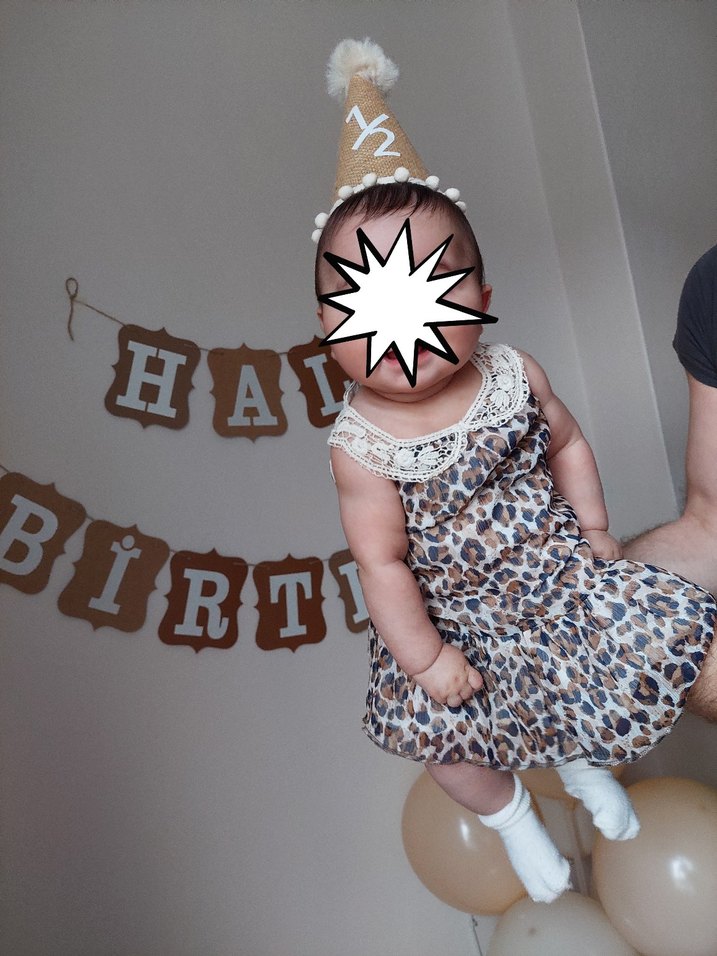 Kız Çocuk Dantel Yaka Desenli Kolsuz Elbise - Görsel 3