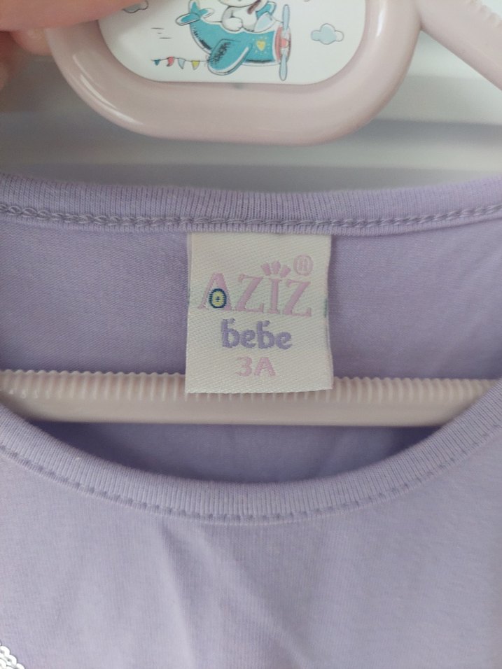 Kız Çocuk Mor Fırfırlı Kolsuz Elbise - Görsel 4