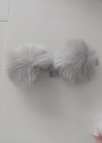 Pastel Renkli Kürk Detaylı Çocuk Saç Bantları - Görsel 6