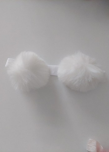 Pastel Renkli Kürk Detaylı Çocuk Saç Bantları - Görsel 3