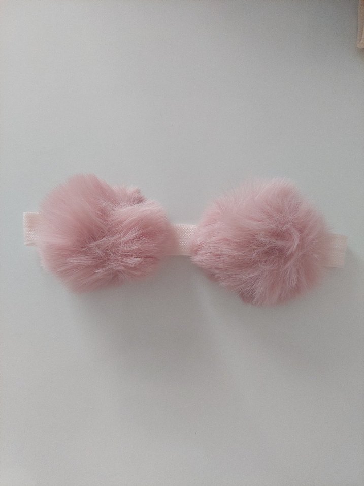 Pastel Renkli Kürk Detaylı Çocuk Saç Bantları - Görsel 2