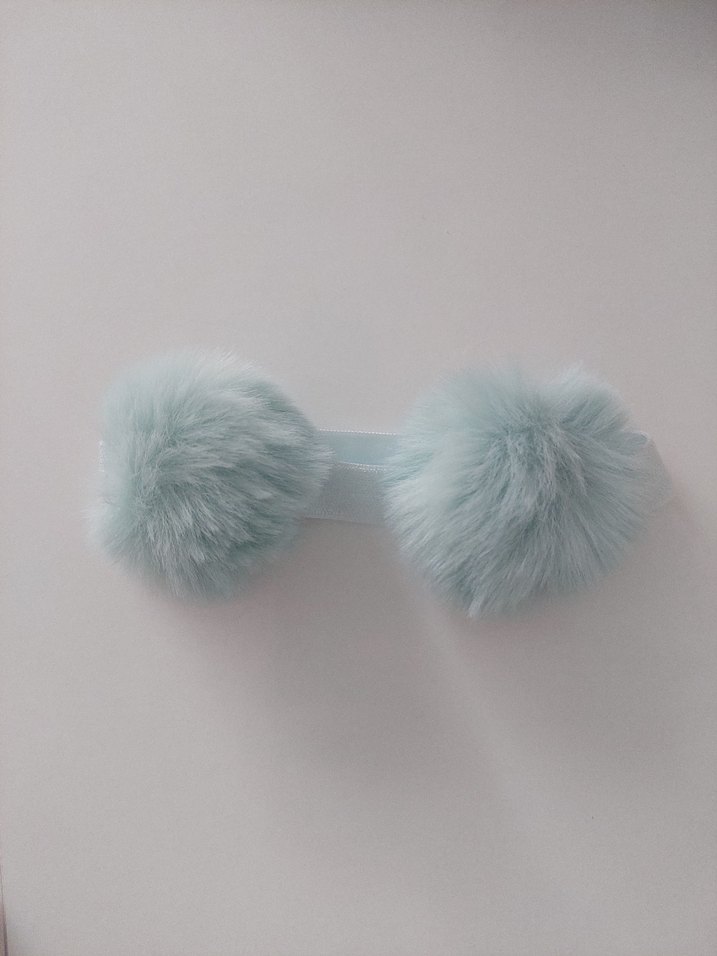 Pastel Renkli Kürk Detaylı Çocuk Saç Bantları - Görsel 4