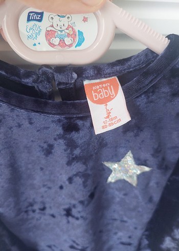 lacivert kız cocuk elbisesi - Görsel 3