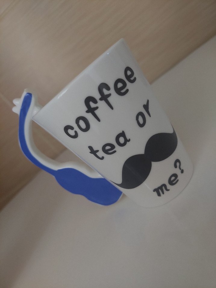 Renkli Saplı Müzik Temalı Seramik Kupa - Görsel 4