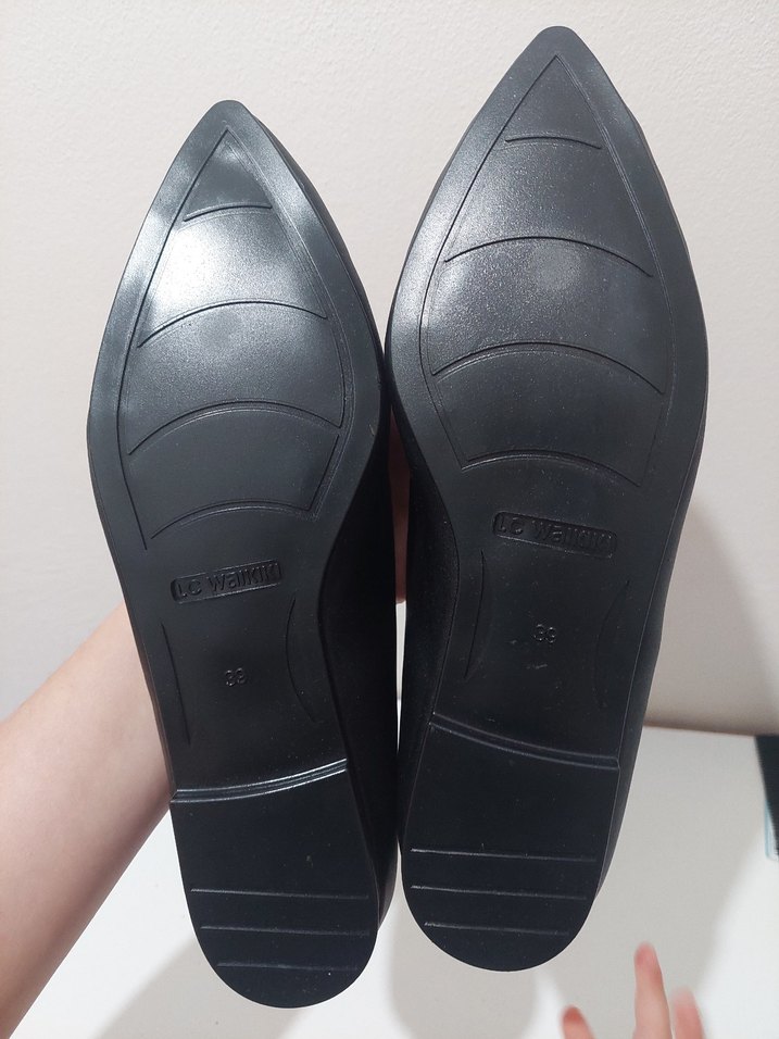 Siyah Fiyonk Detaylı Kadın Topuklu Babet - Görsel 3