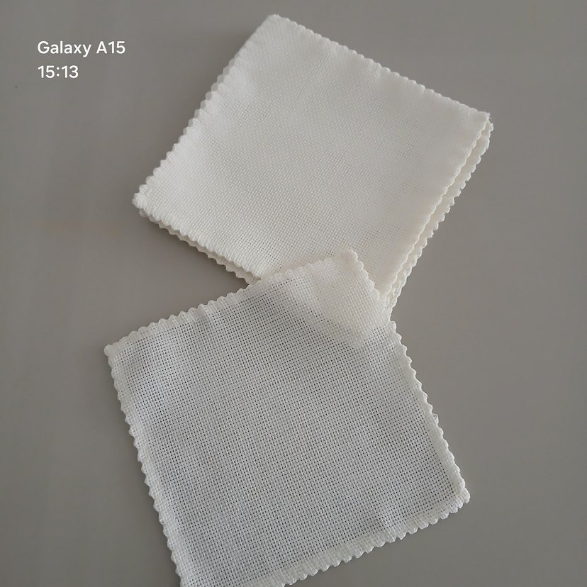 Beyaz Geleneksel El Yapımı kahve sunum Peçete Seti adet fiyatıdı - Görsel 2