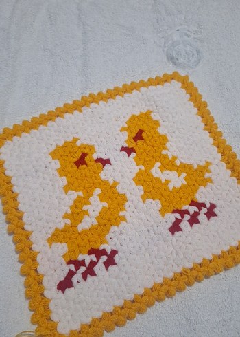 Sarı Örme Banyo Süngeri - Görsel 2