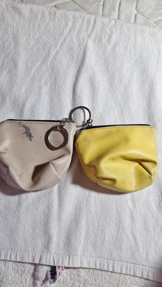 Renkli Kedi ve Baykuş Desenli Mini Cüzdan - Görsel 2