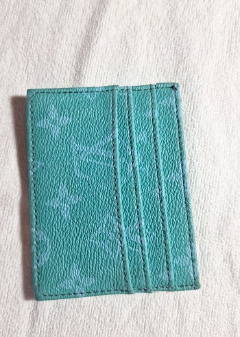 Kadın Turkuaz Deri Cüzdan Velcro - Görsel 2