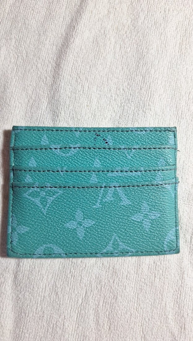 Kadın Turkuaz Deri Cüzdan Velcro - Görsel 4