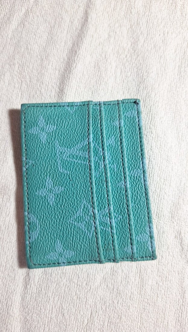 Kadın Turkuaz Deri Cüzdan Velcro - Görsel 2