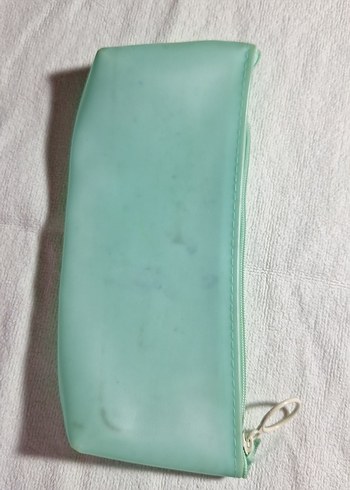 Yeşil Baskılı Fermuarlı kalemlik - Görsel 3