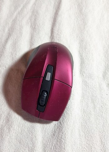 Koyu Pembe Kablosuz Mouse - Görsel 2