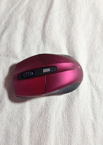 Koyu Pembe Kablosuz Mouse - Görsel 3