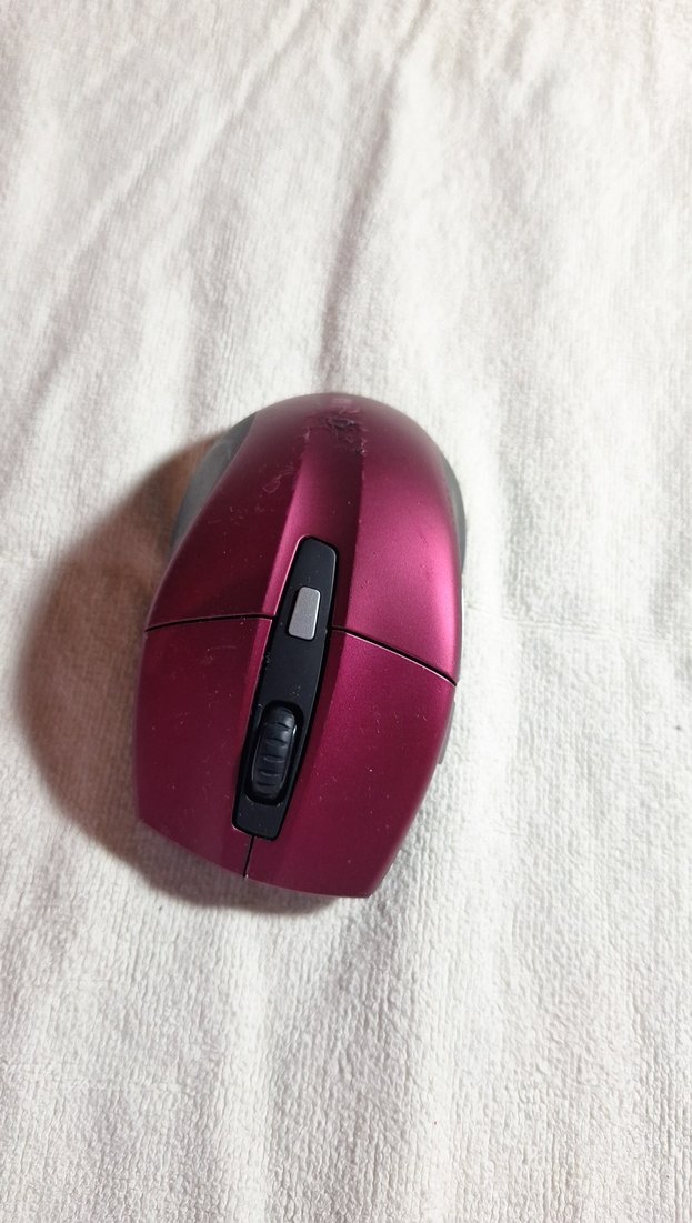 Koyu Pembe Kablosuz Mouse - Görsel 2