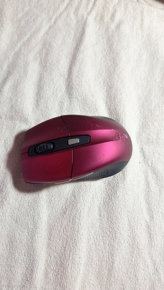 Koyu Pembe Kablosuz Mouse - Görsel 3