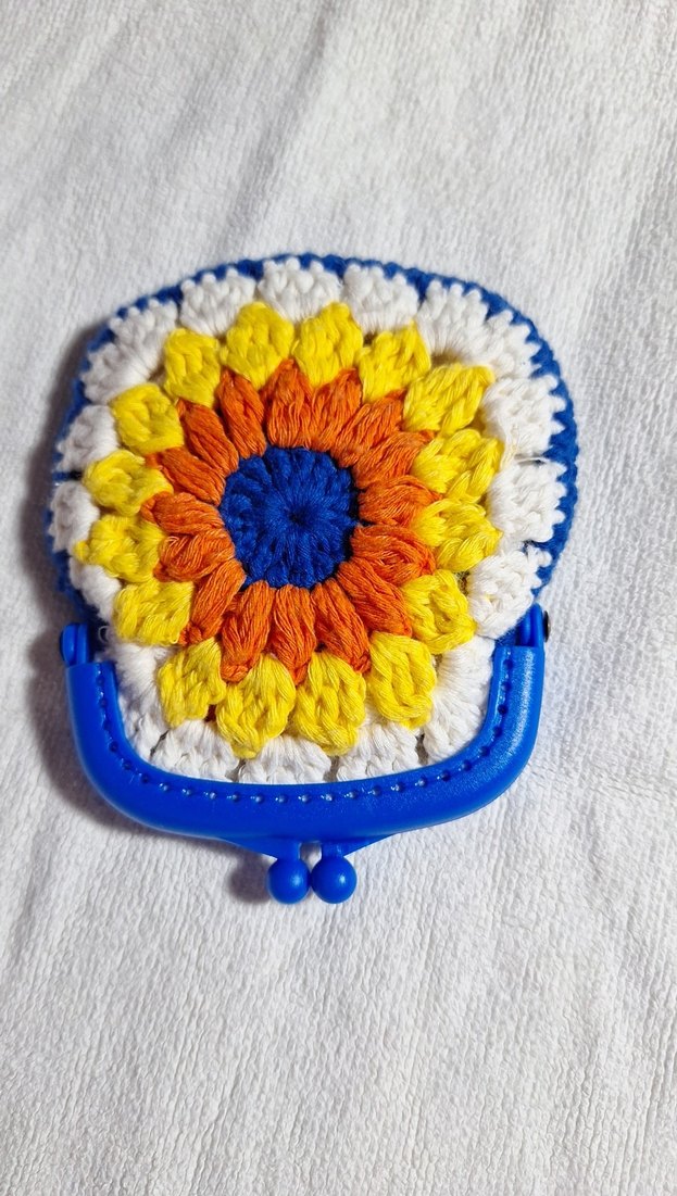 Renkli Örgü Bohem Kadın Cüzdanı - Görsel 4