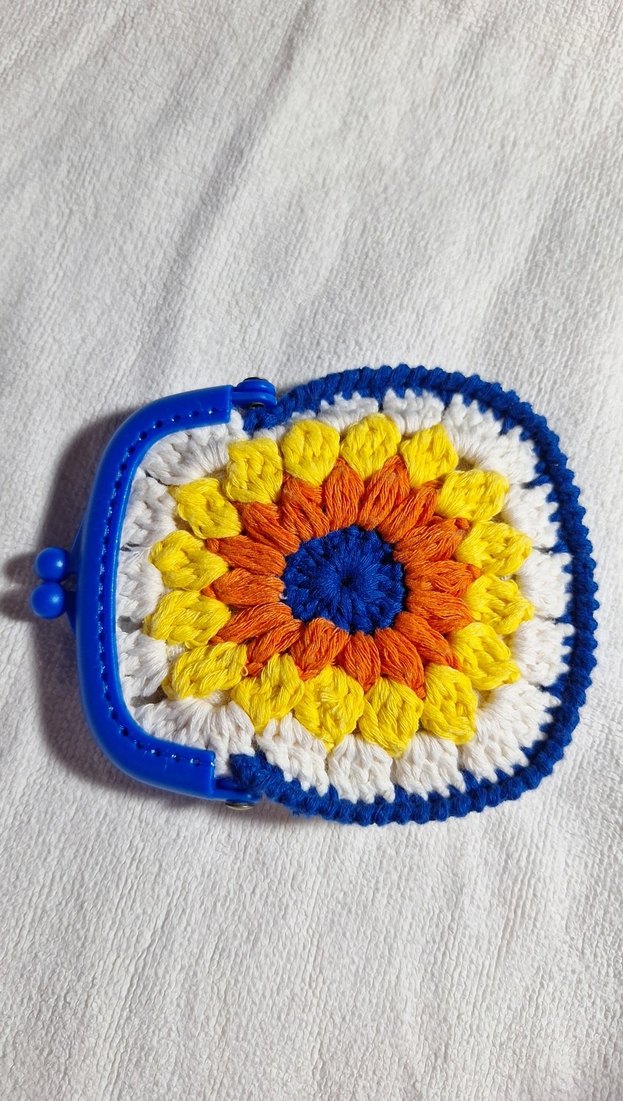 Renkli Örgü Bohem Kadın Cüzdanı - Görsel 3