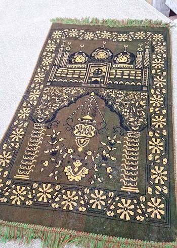 Kahverengi Desenli Geleneksel namazlık - Görsel 2