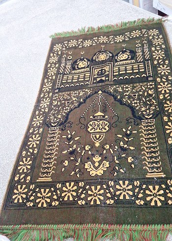 Kahverengi Desenli Geleneksel namazlık - Görsel 4