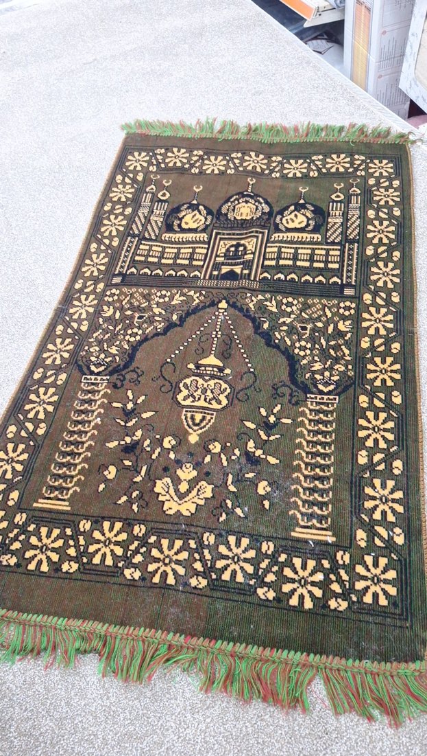 Kahverengi Desenli Geleneksel namazlık - Görsel 2