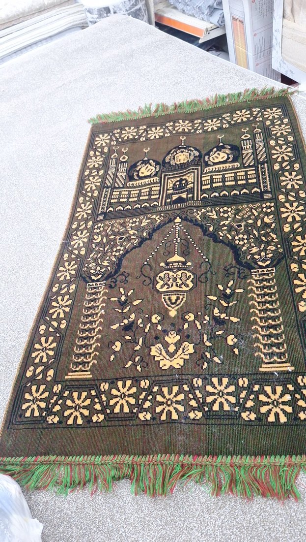 Kahverengi Desenli Geleneksel namazlık - Görsel 4