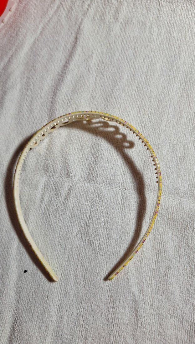 Sarı Yılan Desenli Boncuklu Çocuk Taç - Görsel 2