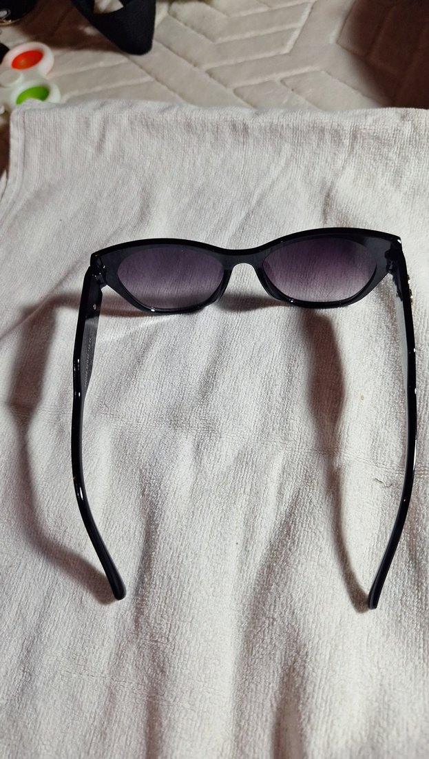 Kadın Siyah Gotik Minimalist Gözlük - Görsel 2