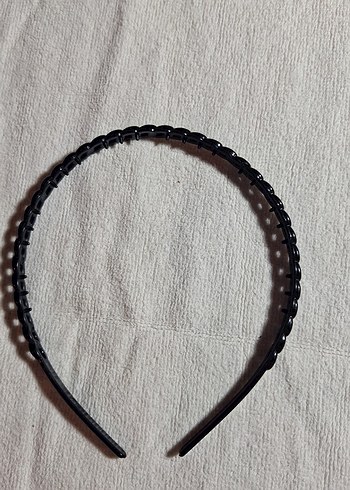 Siyah Elastik Rock Punk Saç tacı - Görsel 2