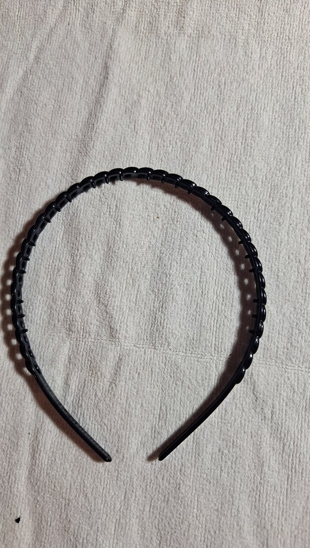 Siyah Elastik Rock Punk Saç tacı - Görsel 2