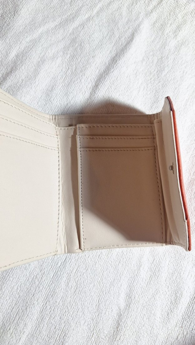 Bej Deri Kadın Cüzdanı Tokalı - Görsel 3