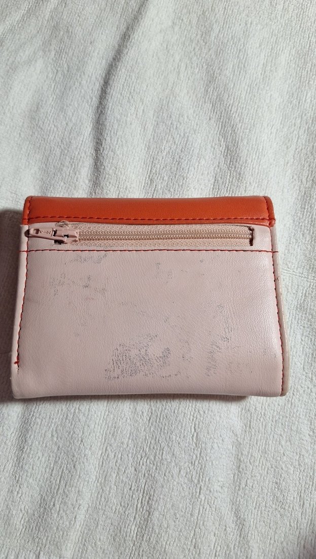 Bej Deri Kadın Cüzdanı Tokalı - Görsel 2