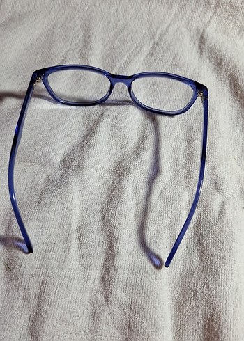 Şeffaf Mavi Minimalist Kadın Gözlüğü - Görsel 2