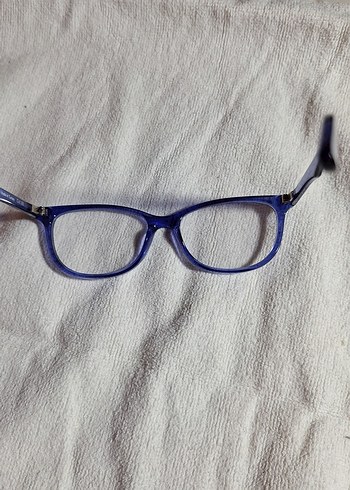 Şeffaf Mavi Minimalist Kadın Gözlüğü - Görsel 3