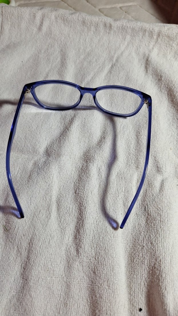 Şeffaf Mavi Minimalist Kadın Gözlüğü - Görsel 2
