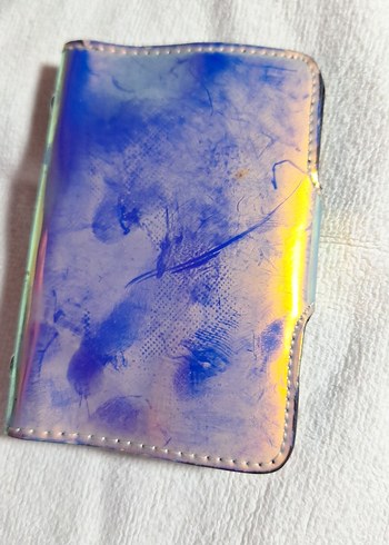 Kadın Parlak Mavi Bağlamalı kartlık - Görsel 3