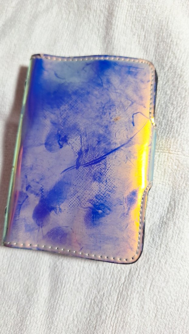 Kadın Parlak Mavi Bağlamalı kartlık - Görsel 3