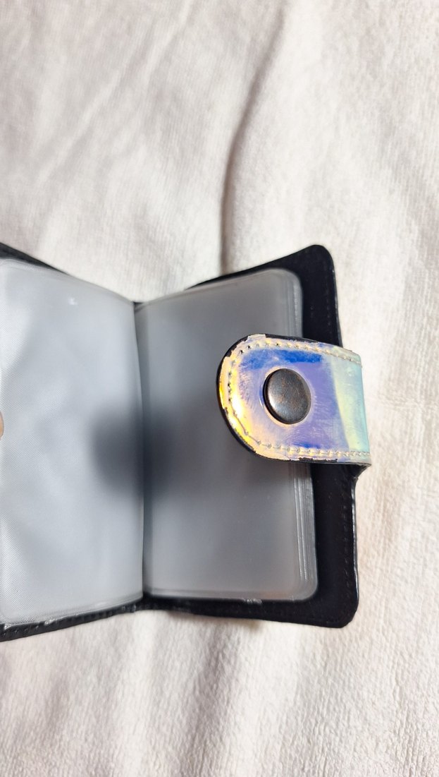 Kadın Parlak Mavi Bağlamalı kartlık - Görsel 4