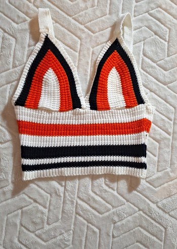Çizgili Çok Renkli Mini Bralet - Görsel 2