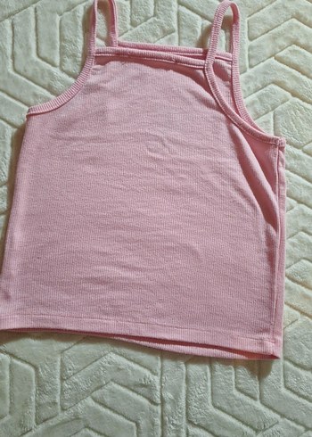 Kadın pembe crop - Görsel 3