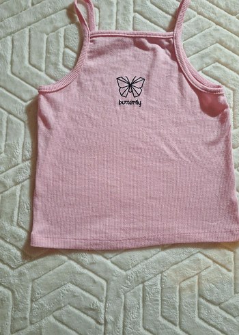 Kadın pembe crop - Görsel 2