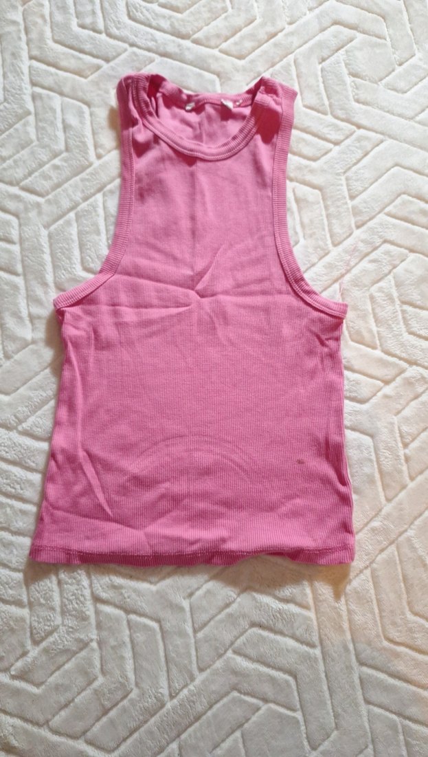 Pembe Yüksek Yakalı Kadın Atlet - Görsel 2