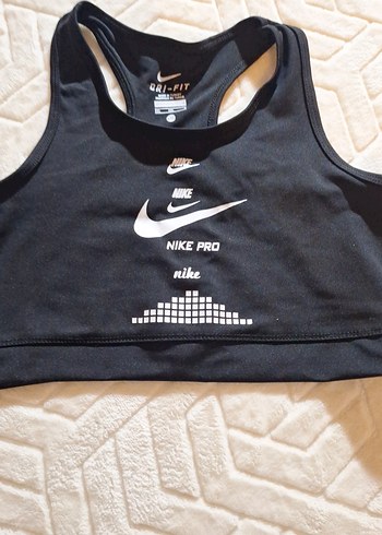 Nike Pro Siyah Baskılı Spor Sütyeni - Görsel 3