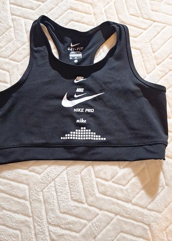 Nike Pro Siyah Baskılı Spor Sütyeni - Görsel 2