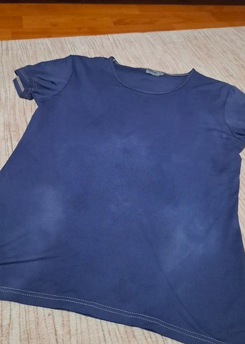 Mavi Denim Hamile Tişörtü, Kısa Kollu