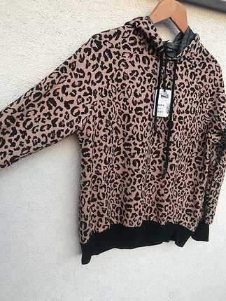 Diğer Leopar ???? desenli sweatshirt 