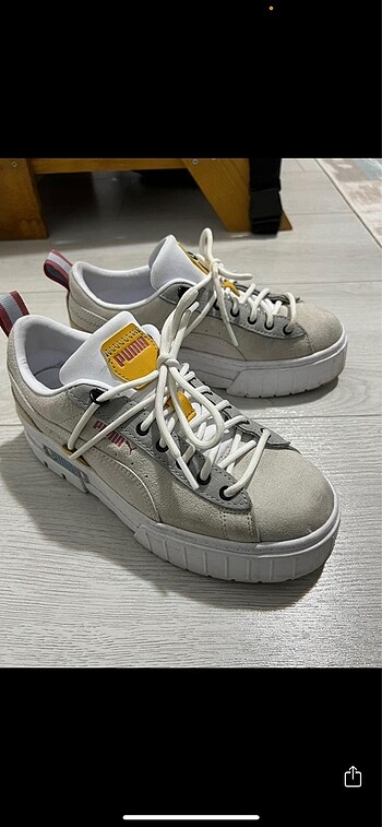 38 Beden beyaz Renk PUMA SPOR AYAKKABI