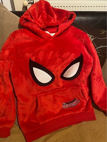 9 Yaş Beden kırmızı Renk H&M 8-10 yaş yepyeni Spiderman üst