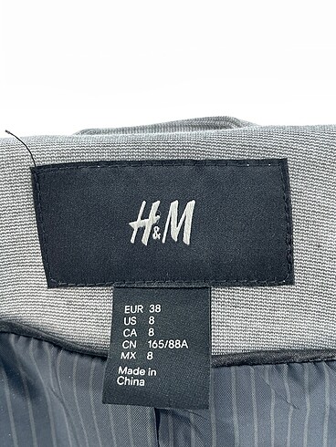 38 Beden gri Renk H&M Blazer %70 İndirimli.