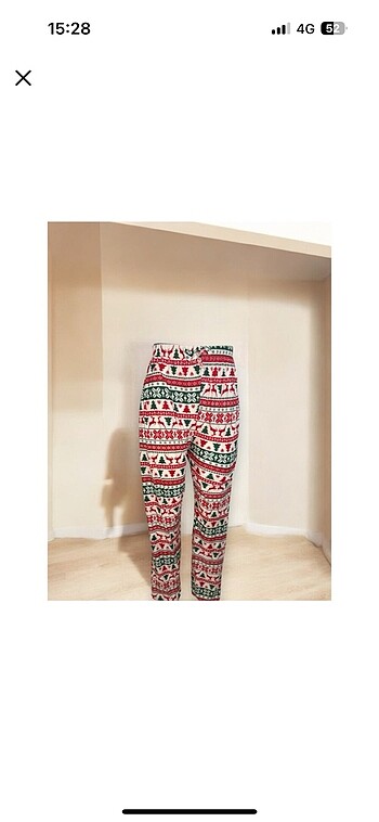Yılbaşı tema pijama altı